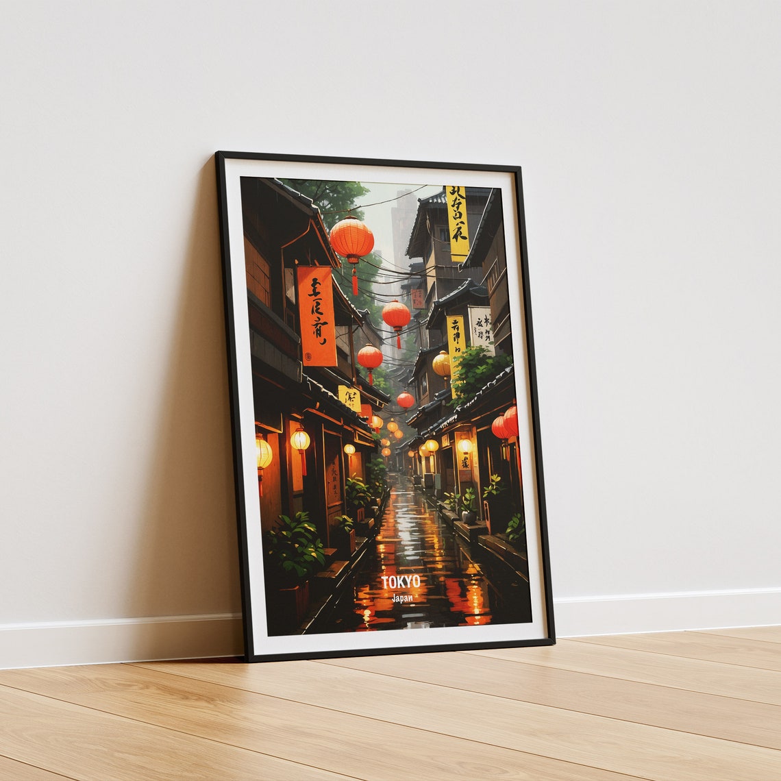 Tokyo Japan Travel Poster Tokyo Skyline Print Japanese Culture Art Vintage Travel Decor Gift For Travelers Home Wall Art - Image 5
