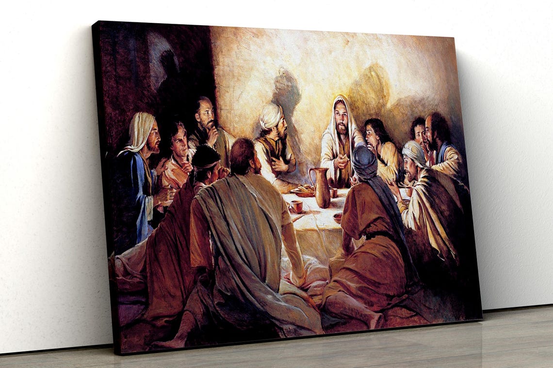 The Last Supper Biblical Christian Religious Painting Poster - Image 4