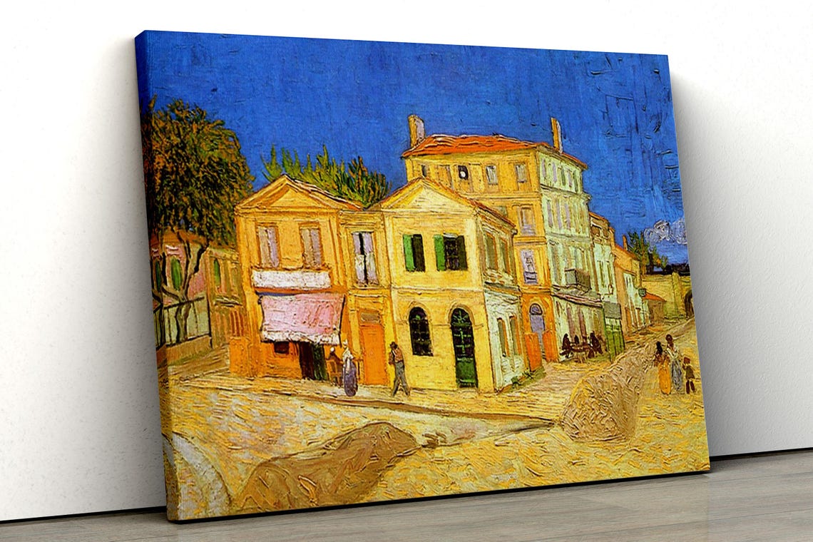 Van Gogh Yellow House Wall Art