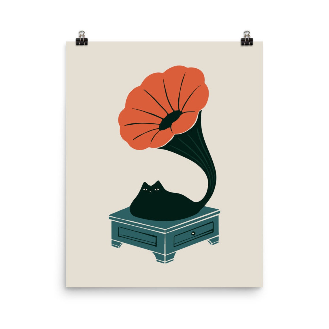 Grameowphone Art Print
