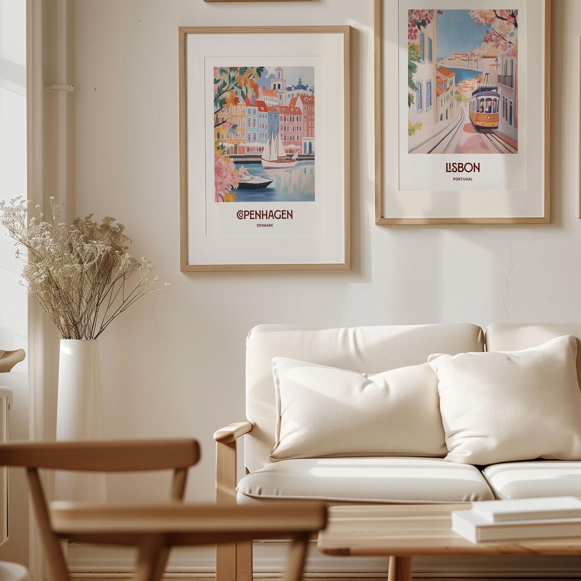 Copenhagen Denmark Nyhavn Harbor Colorful Houses Sailboat Travel Poster - Image 4