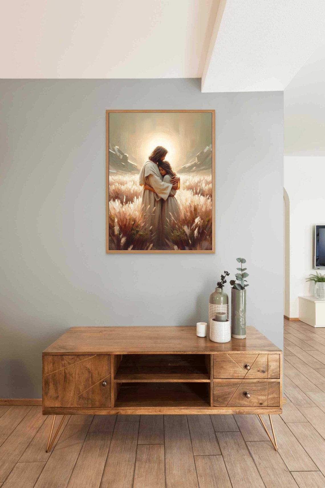 Day Of Light Christian Art Jesus With Woman Picture Of Jesus Jesus And Girl Lds Art Bible Art Christian Art Jesus Prints - Image 3