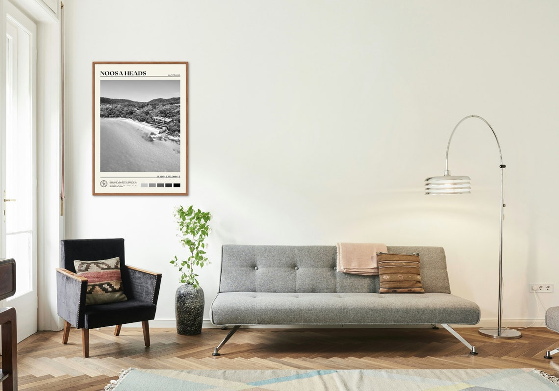 Black And White Noosa Heads Print Noosa Heads Art Noosa Heads Poster Noosa Heads Photo Noosa Heads Poster Print Noosa Heads Decor - Image 3