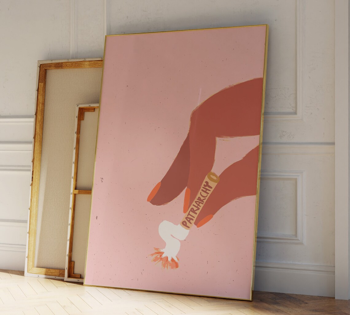 Smash The Patriarchy Feminist Empowerment Art Print