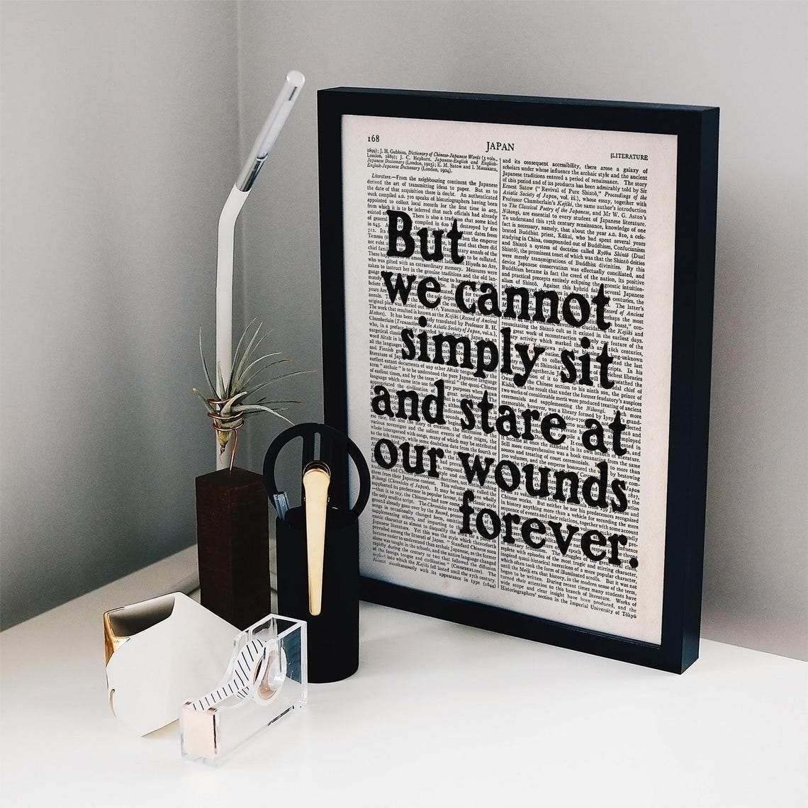 But We Cannot Simply Sit And Stare At Our Wounds Forever Quote Poster - Image 2