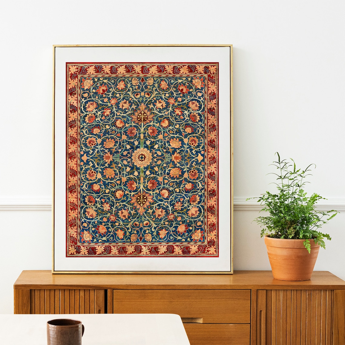Vintage Textile Tapestry Print, Modern Farmhouse - Image 3
