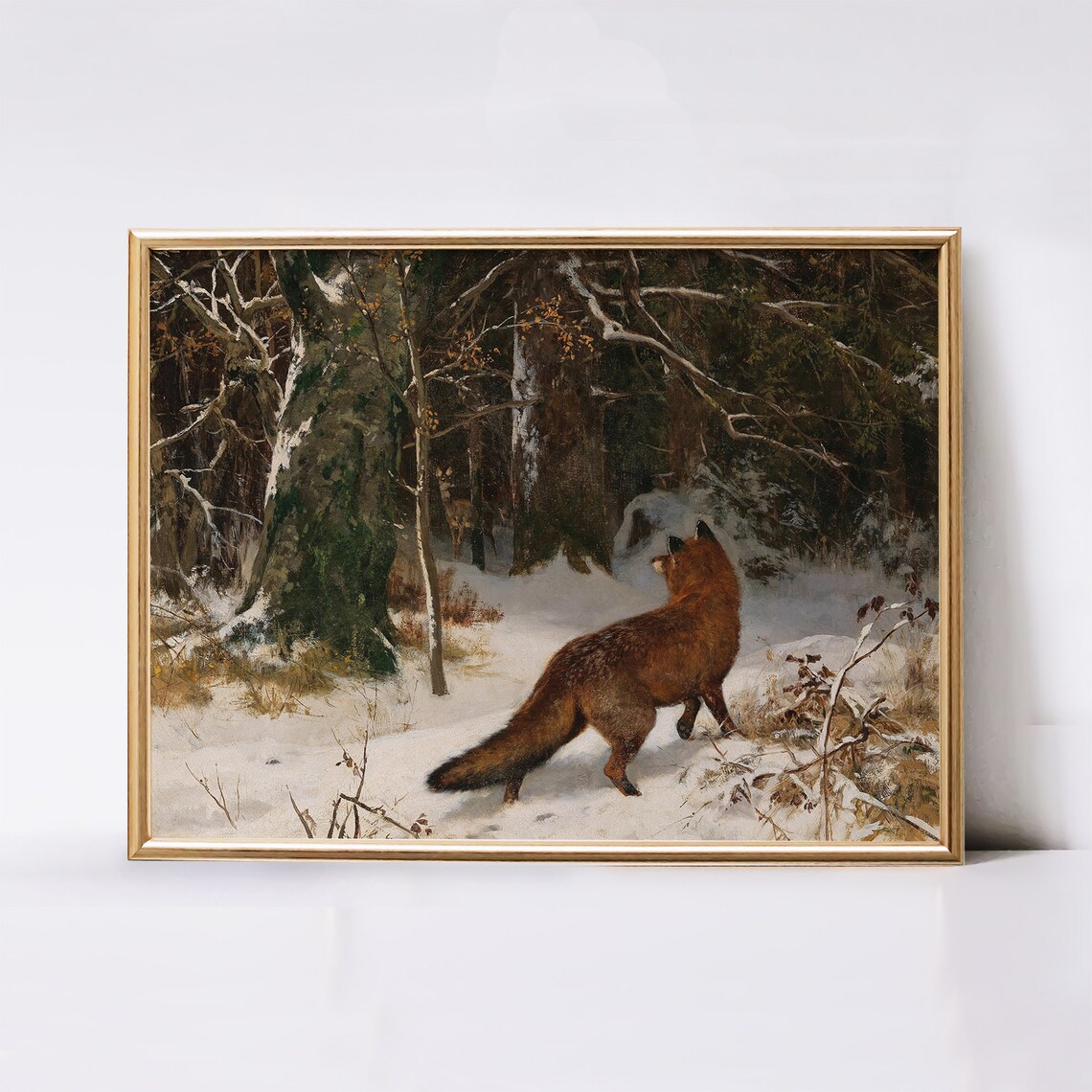 Winter Gallery Wall Set, Vintage Christmas Decor - Image 3