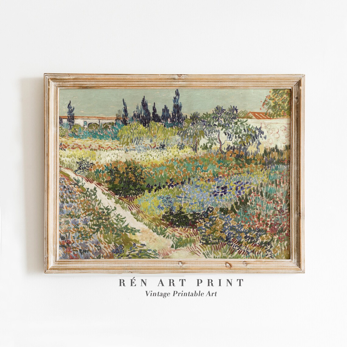 Van Gogh Spring Landscape Art Print, Vintage