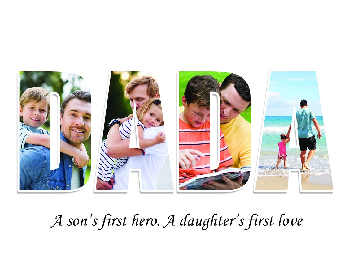 Gift For Dada Father's Day Collage - Image 3