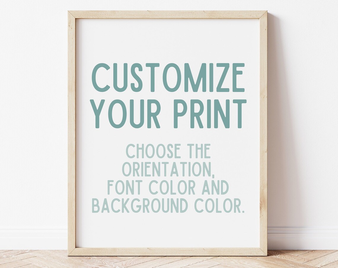 Custom Beach Nursery Decor, Boho Surf Poster