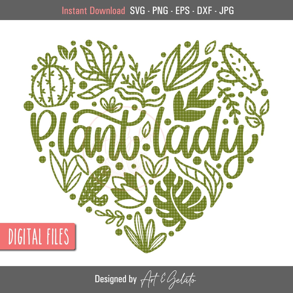 Plant Lady Heart Svg Plant Lady Svg Plant Mom Svg Gardening Shirt Svg Leaves Svg Plants Svg Succulents Svg Cactus Svg Garden Lover