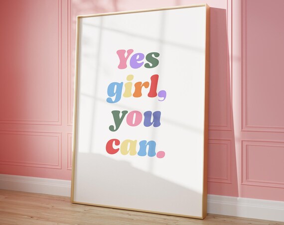 Affirmation Poster Therapist Wall Art Homeschool Decor Mental Health Therapy Psychology Self Love