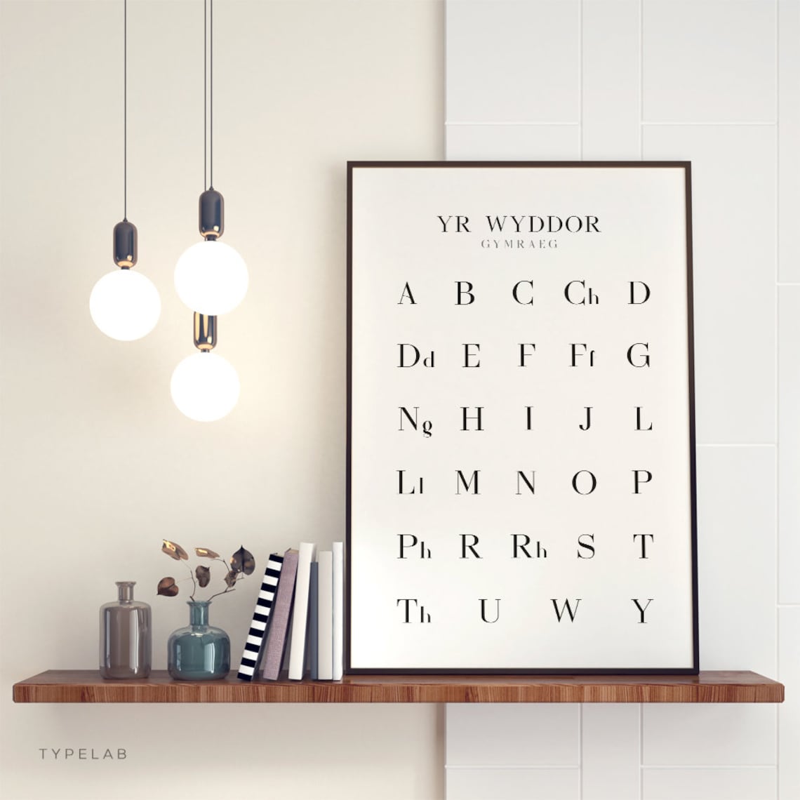 Welsh Alphabet Chart Art Print, Yr Wyddor Cymraeg - Image 2