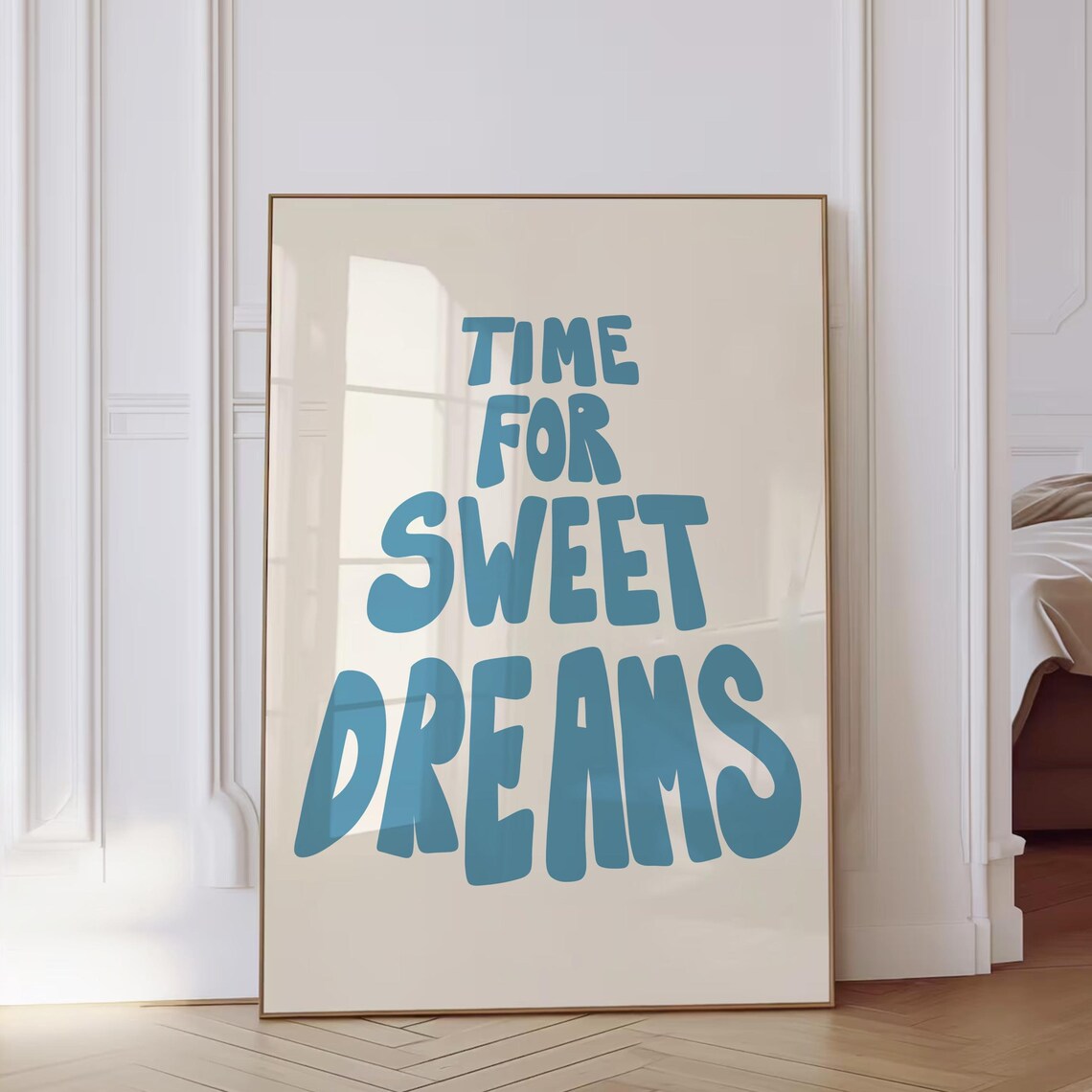 Sweet Dreams Print Above Bed Print Dorm Room Prints Teen Girl Bedroom Prints College Apartment Mid Century Aesthetic Prints