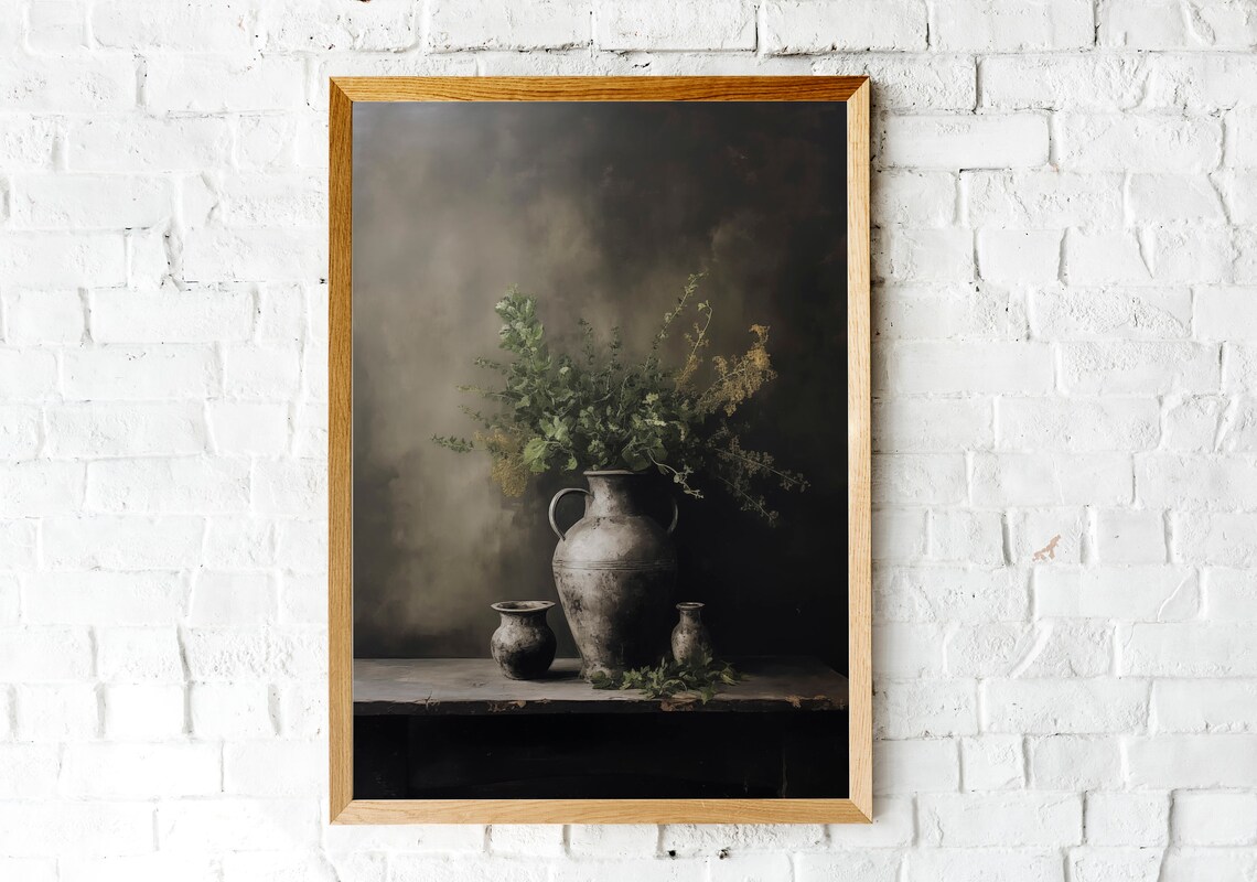 Vases Painting Farmhouse Kitchen Art Print - Image 2