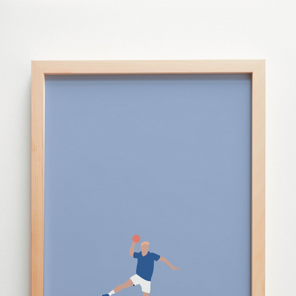 Handballer Poster, Minimal Modern Pop Art Print - Image 2