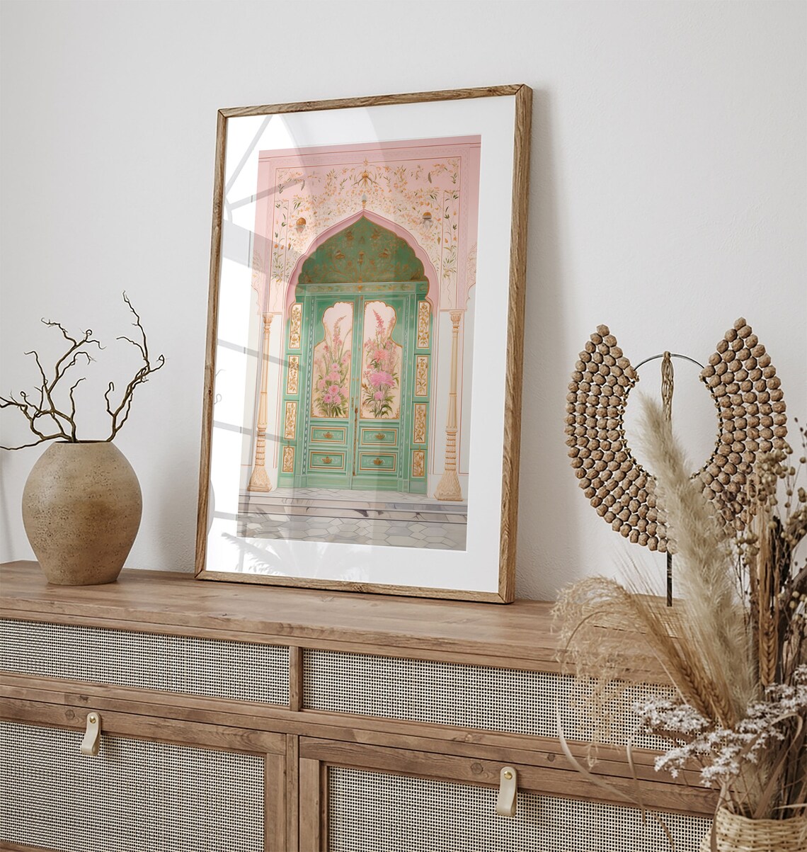 Jaipur Indian Palace Art Print, Rajput Royal Decor - Image 3