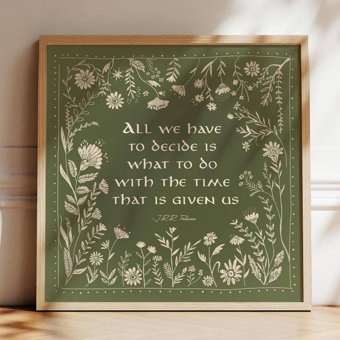 Tolkien Quote Art Print, Lord of the Rings Quote