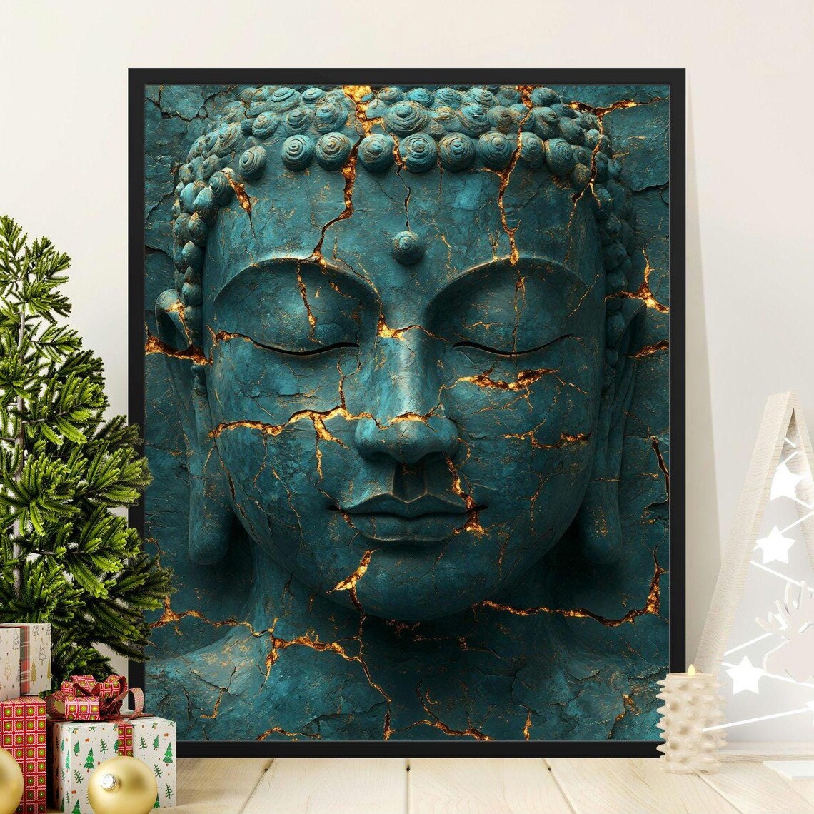 Buddha Zen Meditation Decor, Tranquil Poster