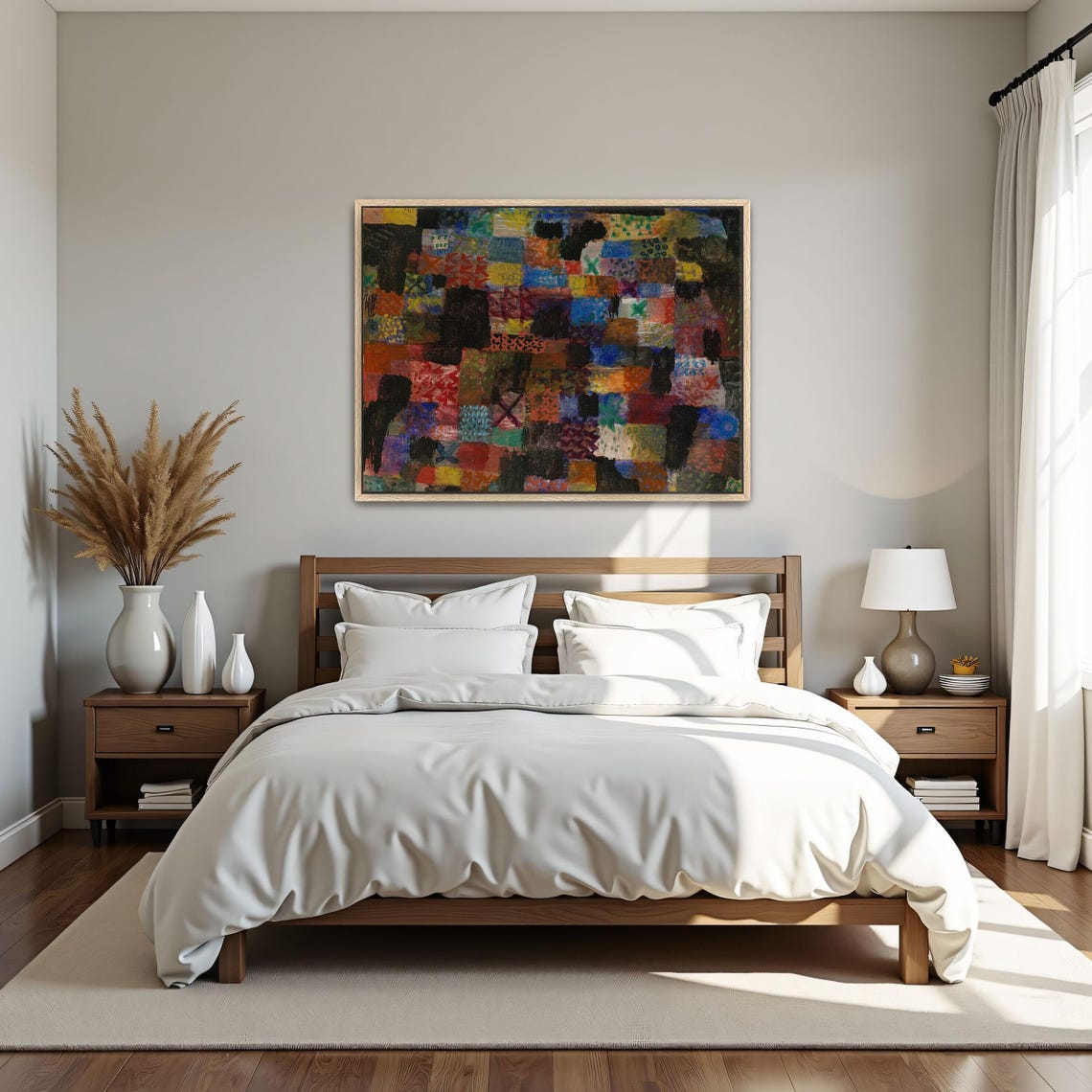 Paul Klee Colorful Patchwork Of Squares Abstract Artwork Poster - Image 4