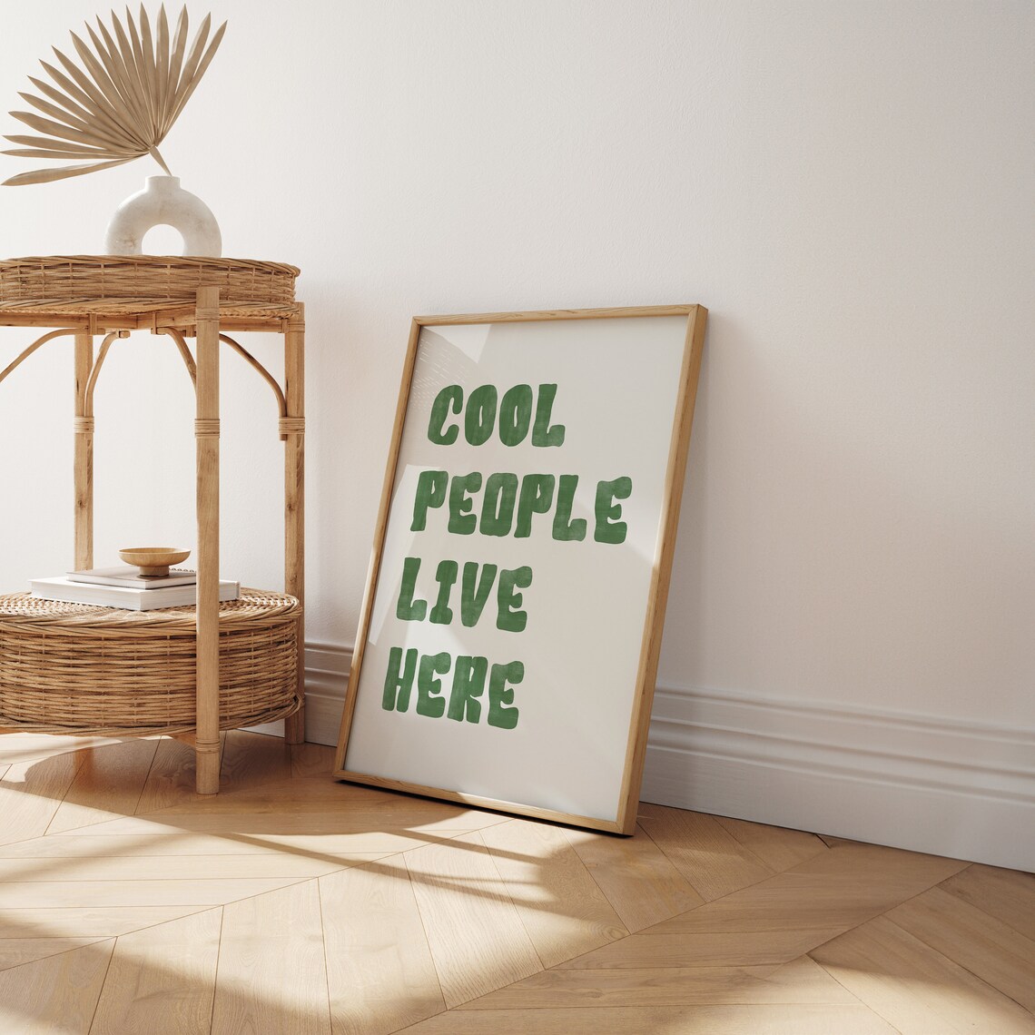 Cool People Live Here Typography, Minimalist Poster - Image 5