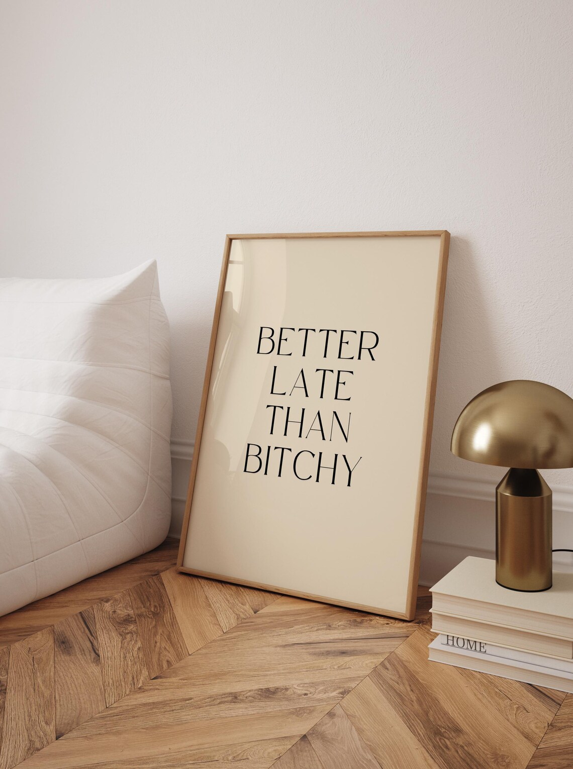 Better Late Than Bitchy, Sassy Typography Poster - Image 6
