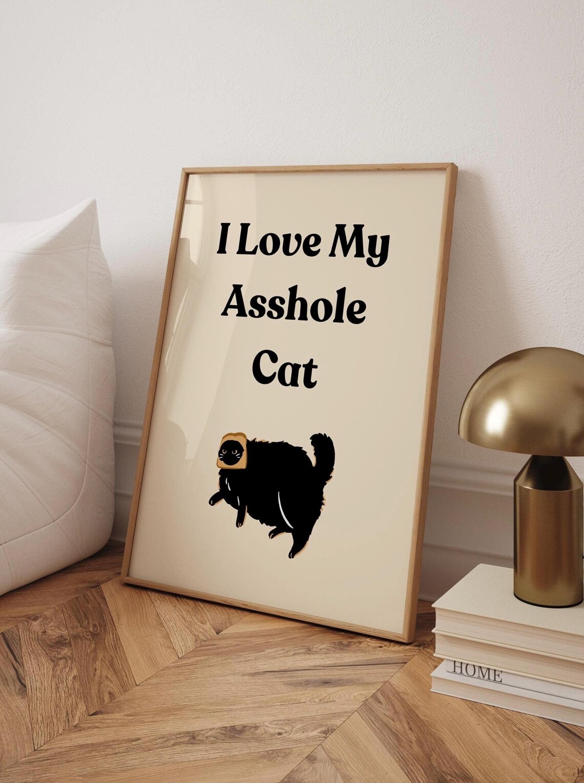 I Love My Cat, Funny Cat Mom Poster