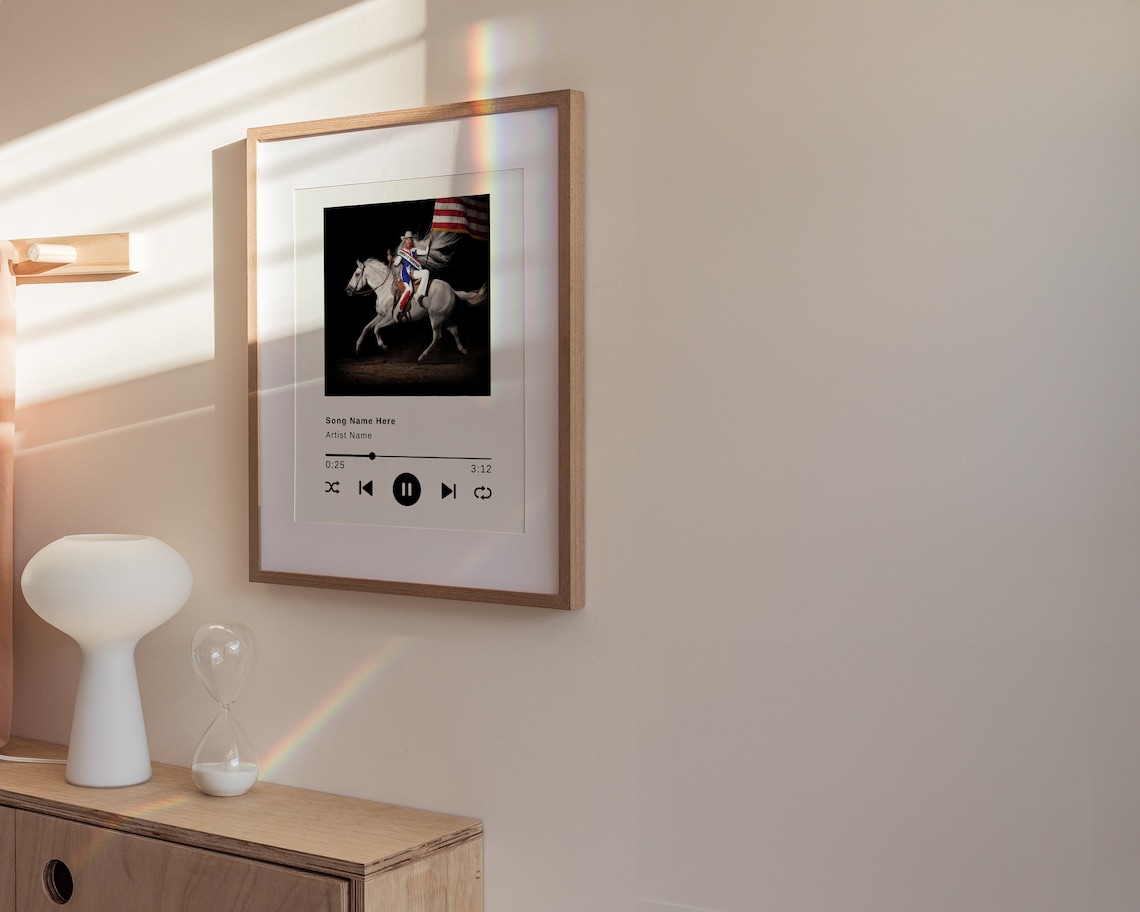 Custom Music Album Poster, Personalized Song Gift - Image 4
