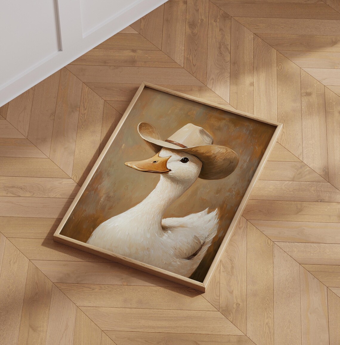 Cowboy Goose Poster, Funny Nursery Kids Room Decor - Image 6