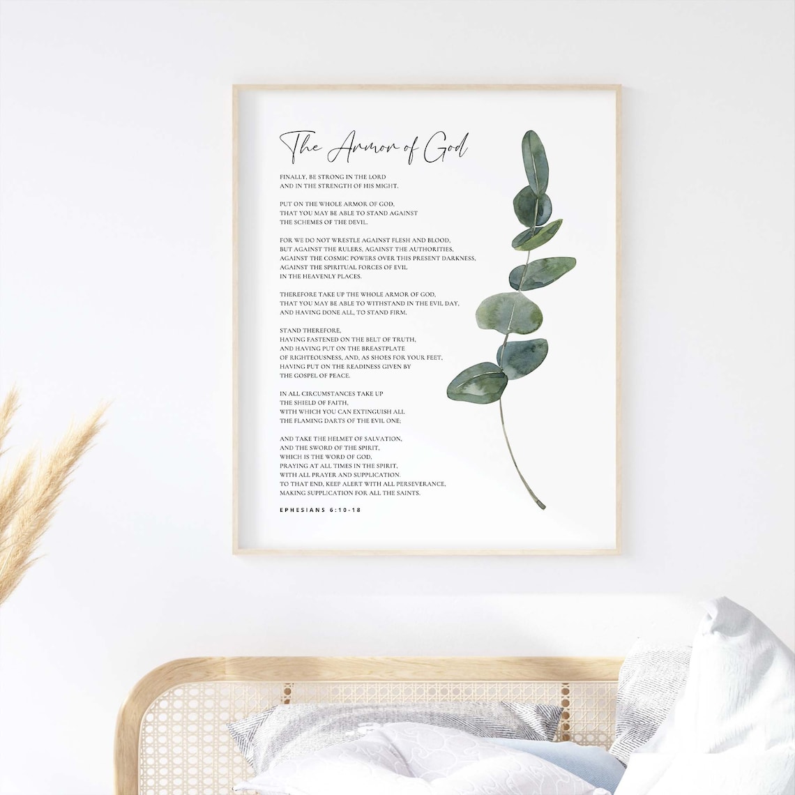 Armor Of God Scripture Art Print, Ephesians 6:10-18 - Image 2