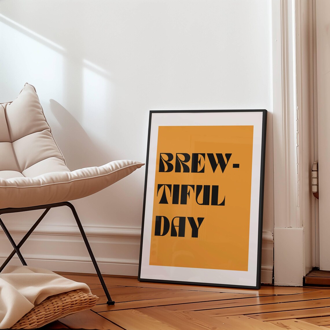 Modern Minimalist Abstract Kitchen Coffee Lovers Poster - Image 4