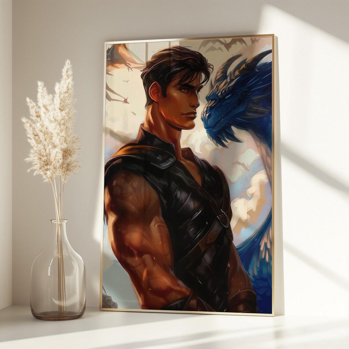 Fourth Wing Xaden Riorson Art Print, Book Citation - Image 3