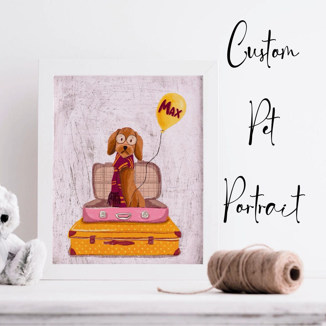 Pet Portrait Pet Portrait From Photo Pet Memorial Pet Loss Gifts Pet Memorial Gifts Pet Painting Dog Painting Custom Watercolor Pets - Image 4