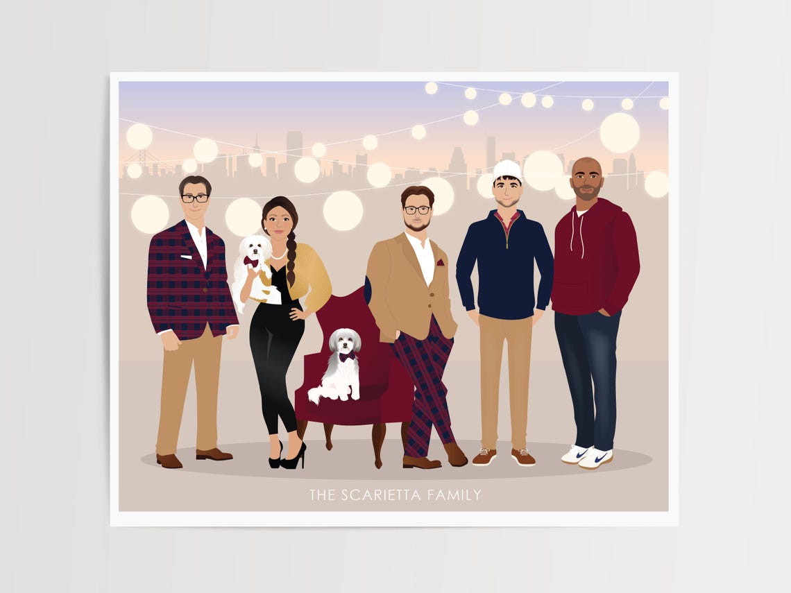Custom Family Portrait - Image 5