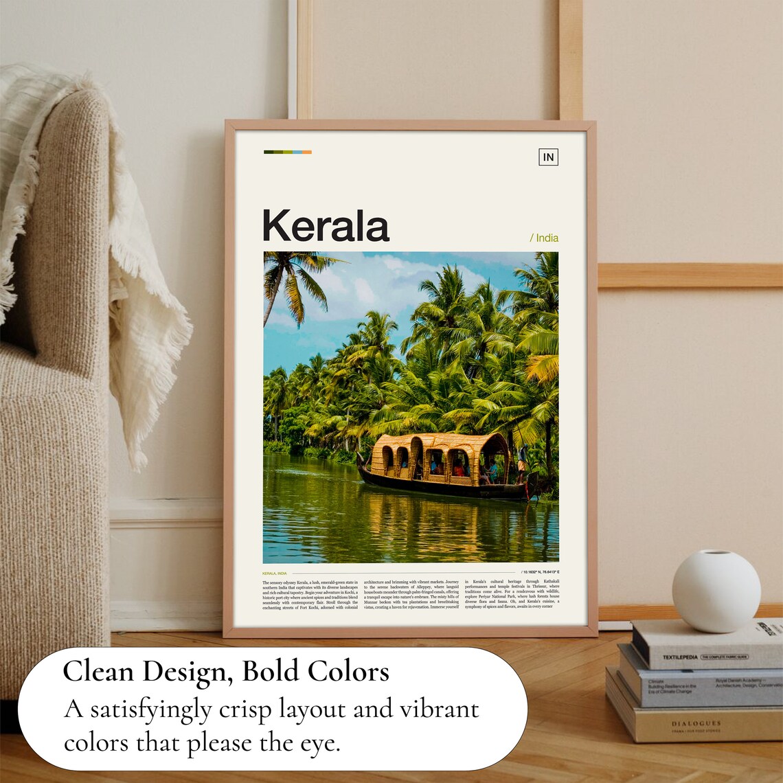 Kerala Print Kerala Poster Kerala Wall Art Kerala Art Print Kerala Photo Kerala Decor India Print India Poster India Wall Art - Image 3