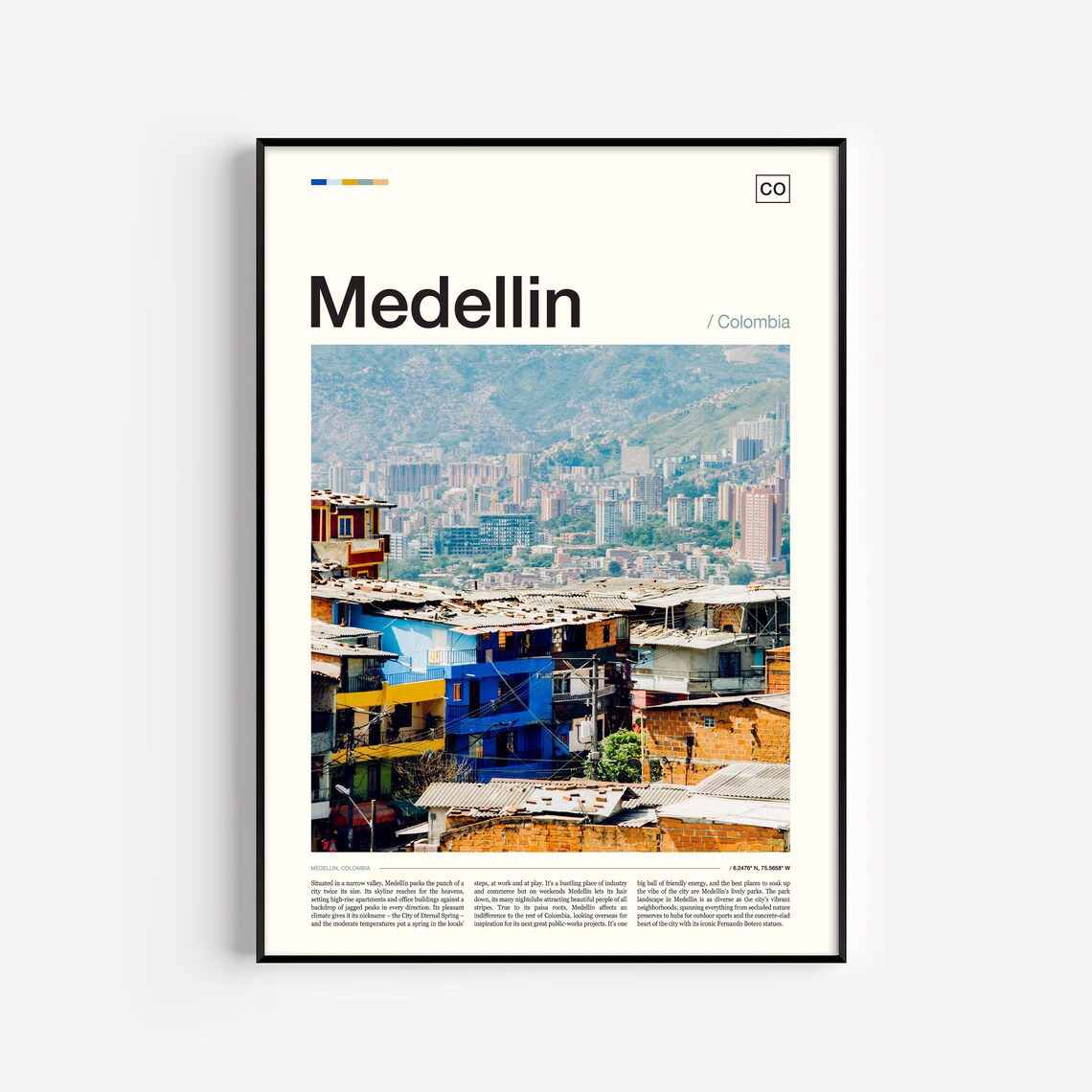 Medellin Colombia Wall Art Print