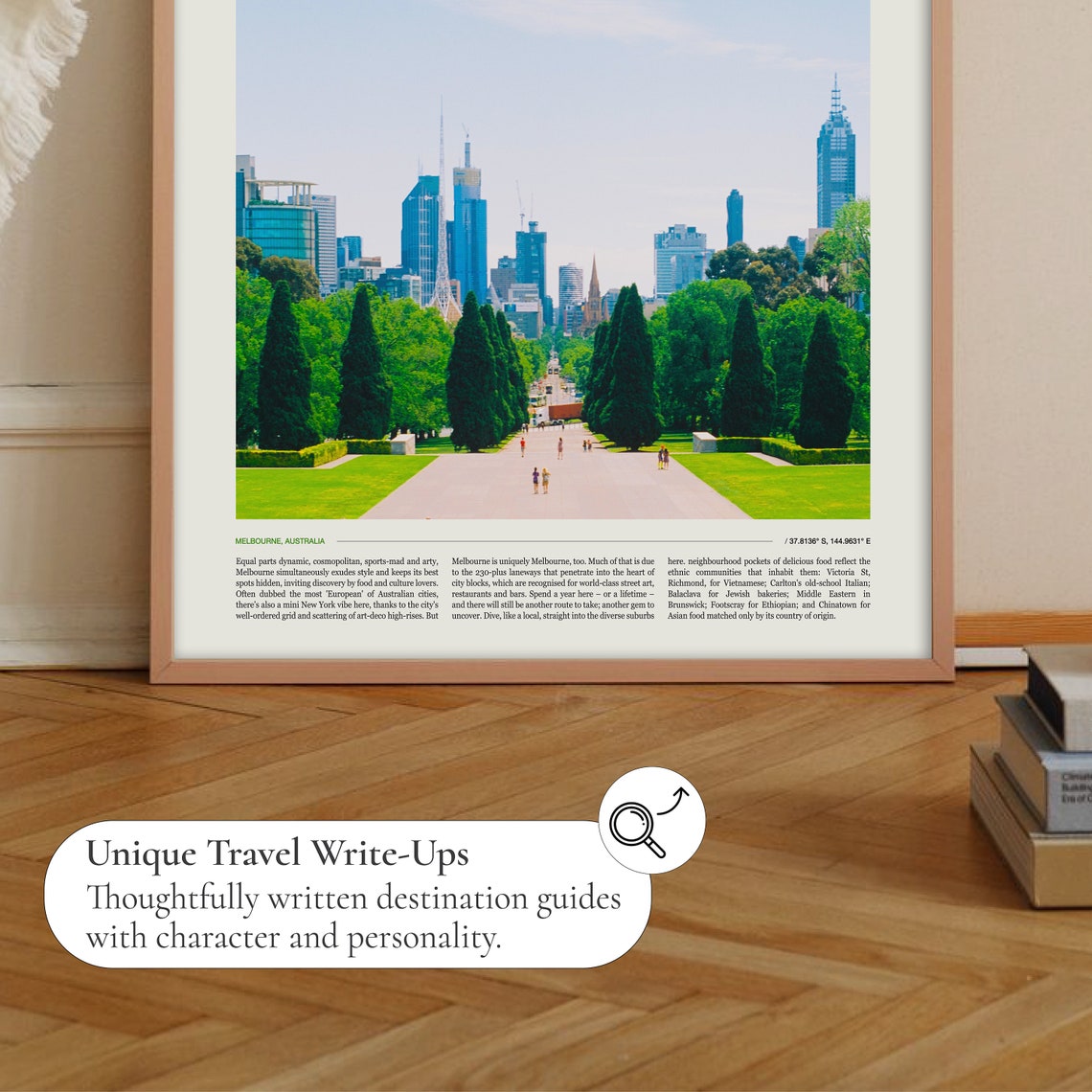 Melbourne Australia Skyline Park Gardens City View Photo Poster - Image 2