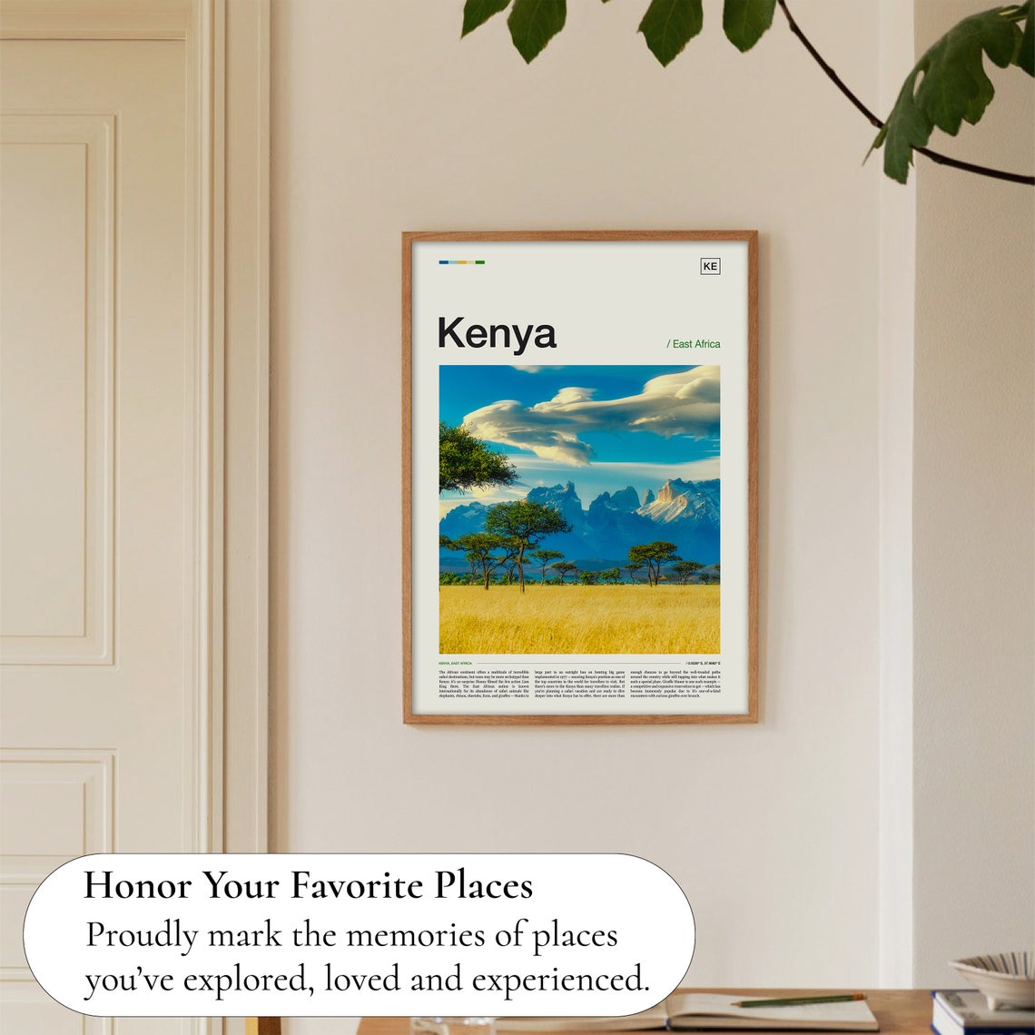 Kenya Print Kenya Poster Kenya Wall Art Kenya Art Print Kenya Artwork Kenya Photo Kenya Africa Africa Print Africa Poster Africa Art - Image 5