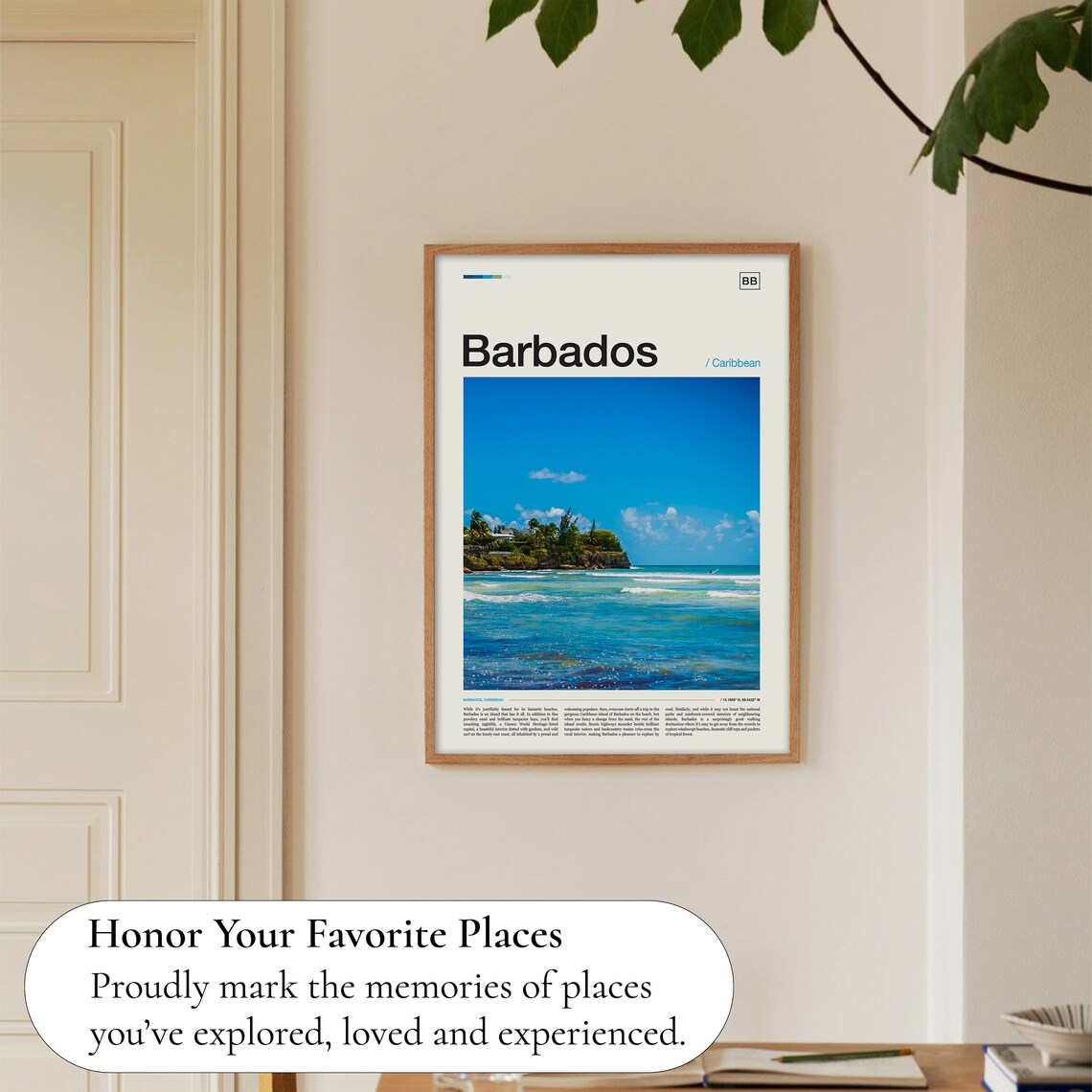 Barbados Caribbean Decor Travel Poster - Image 5