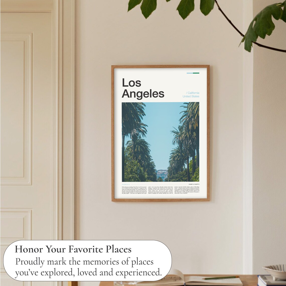 Los Angeles Travel Poster, USA Wall Art Print - Image 5