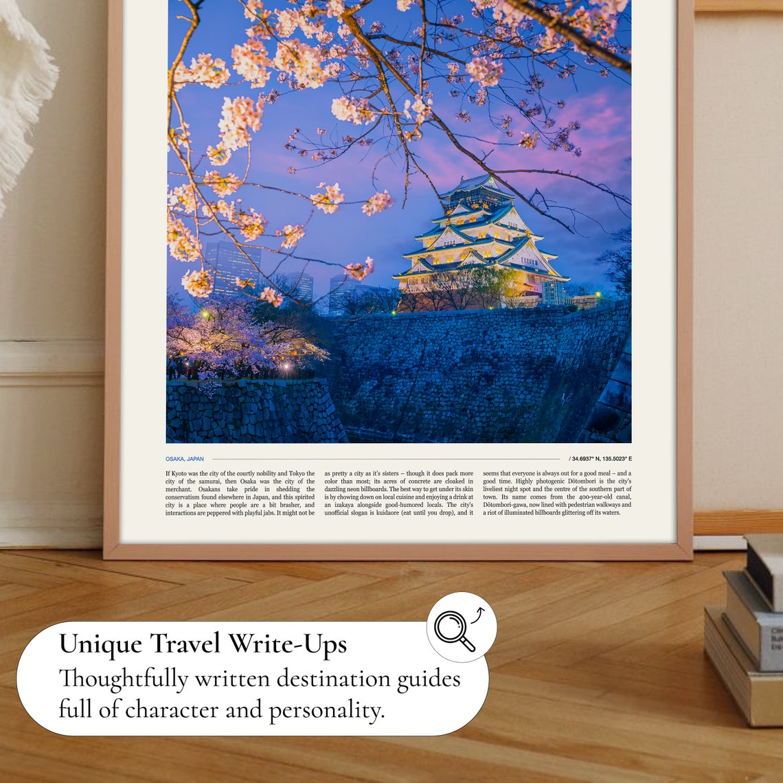 Osaka Art Osaka Japan Osaka Skyline Osaka Photo Japan Gift Japanese Poster Japan Wall Art Japan Poster Japan Art Print Japan Print - Image 2