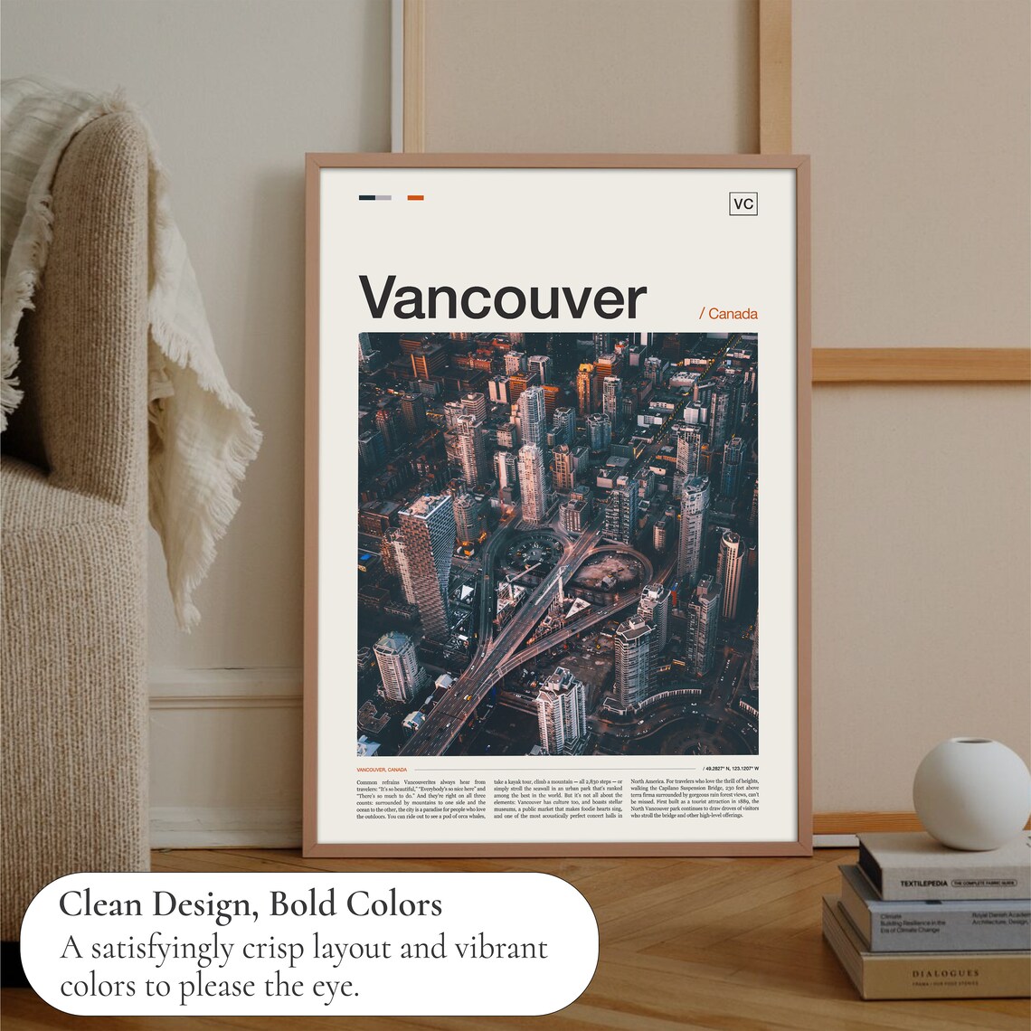 Vancouver Travel Poster, Canada City Art Print - Image 3