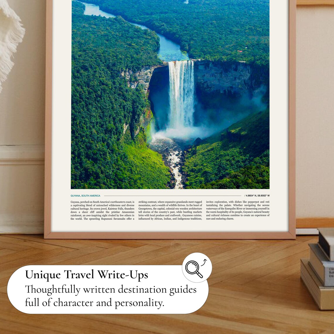 Guyana South America Kaieteur Falls Rainforest Travel Poster - Image 2