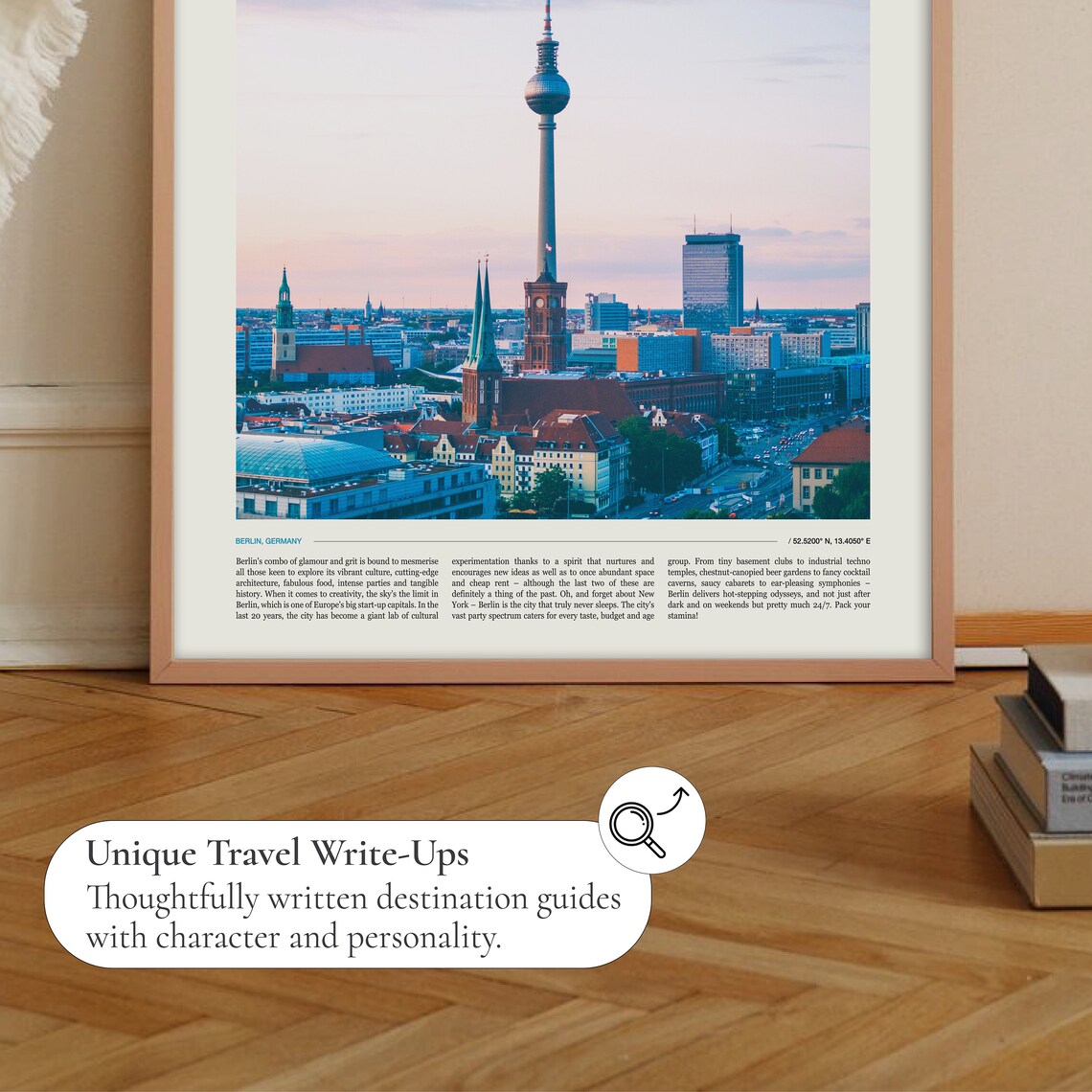 Berlin Travel Poster, City Skyline Art Print - Image 2