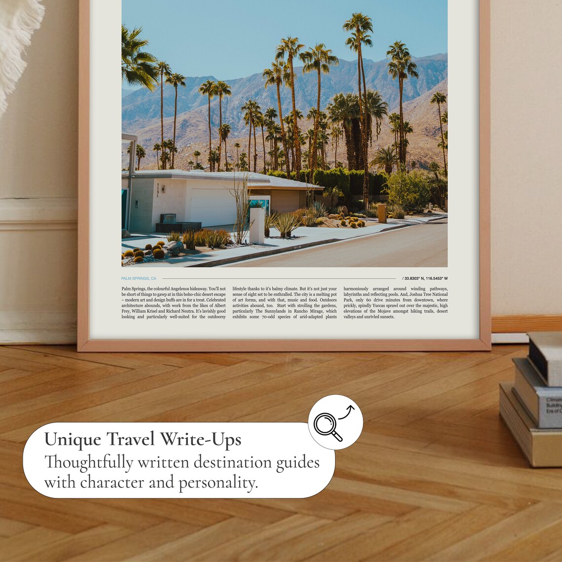 Palm Springs, California Travel Poster Art Print - Image 2