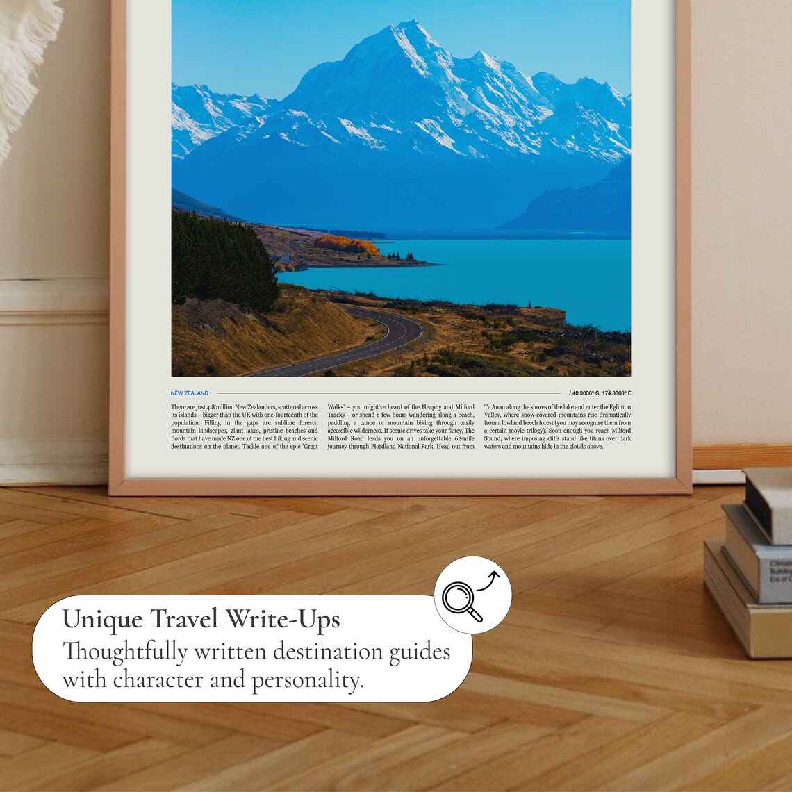 New Zealand Travel Poster, Place-Inspired Wall Art - Image 2