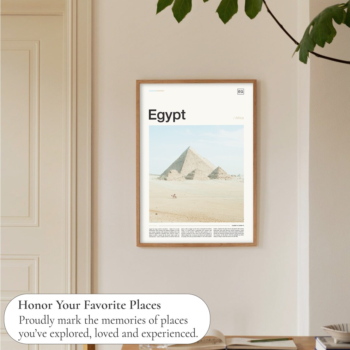 Egypt Travel Poster, World & Cultural Art - Image 5