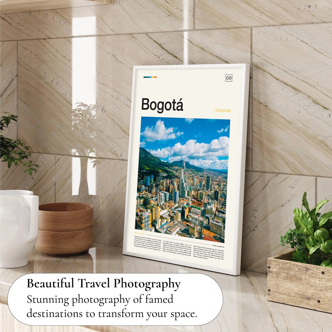 Bogota Colombia Wall Art Print - Image 4