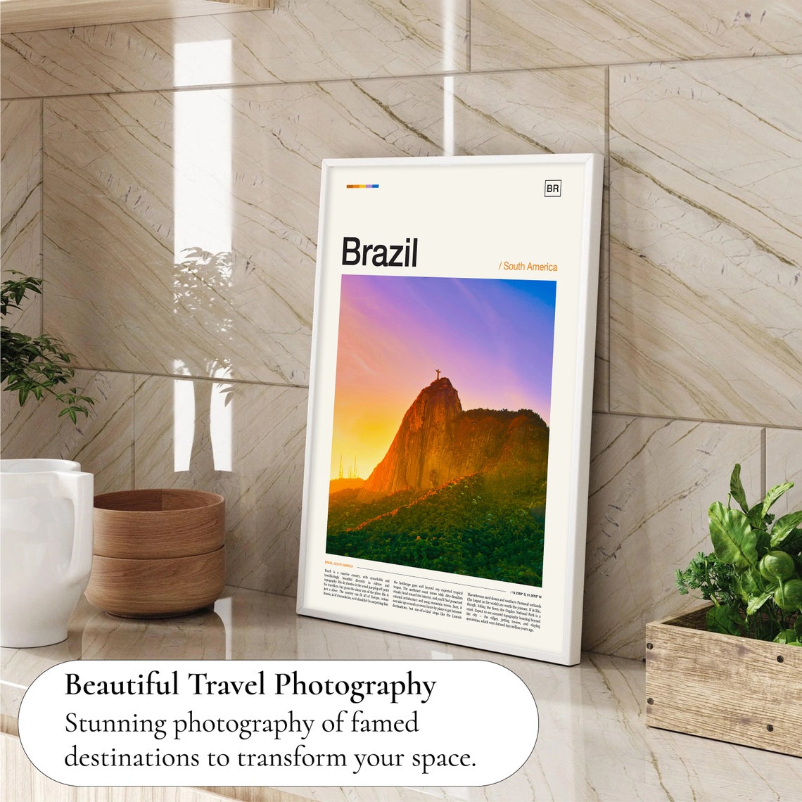 Brazil Art Brazil Poster Brazil Print Brazil Wall Art Brazilian Art Brazil Photography Rio De Janeiro Print Rio De Janeiro Gift - Image 4