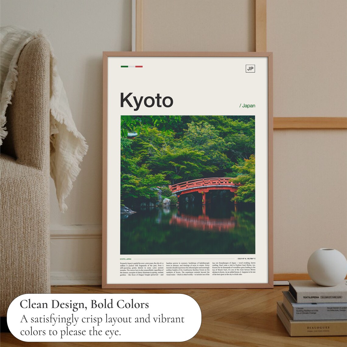 Kyoto Japanese Poster Wall Art Print - Image 3